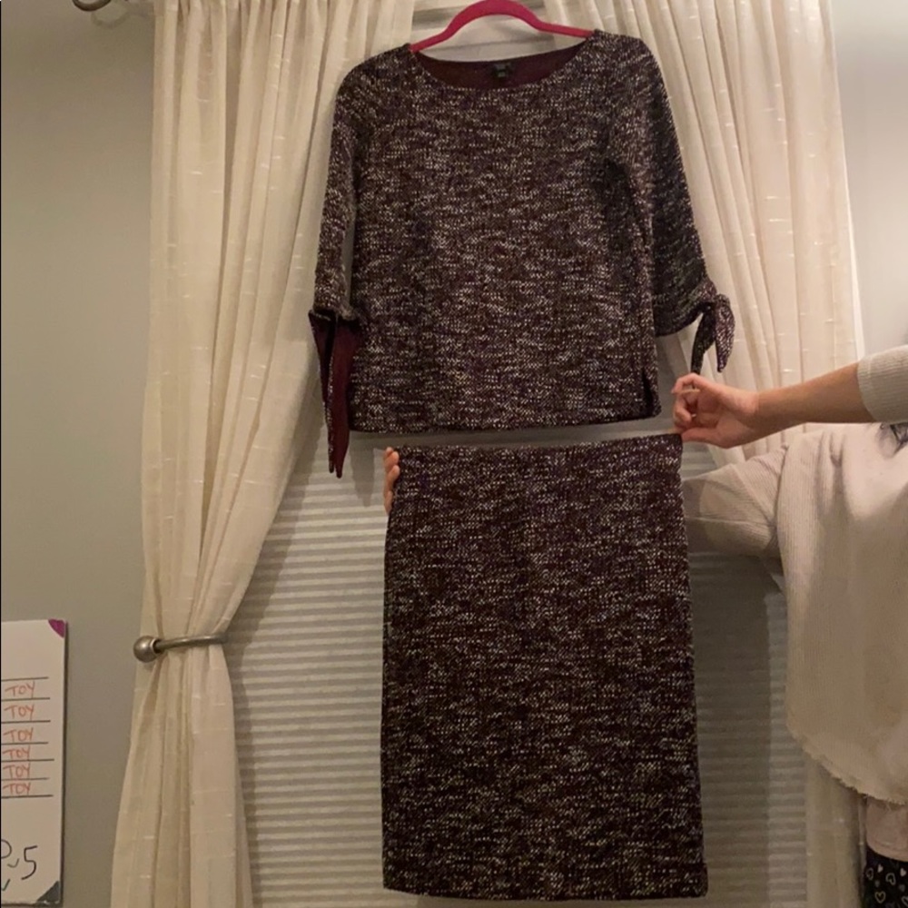 Blouse and skirt